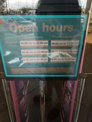 Store hours