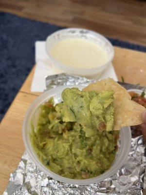 Guacamole and fresh chips