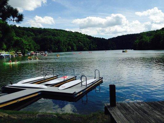 Paddleboard at Austin Lake Park