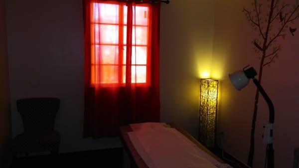 Warm and inviting, great for relaxing during any treatment