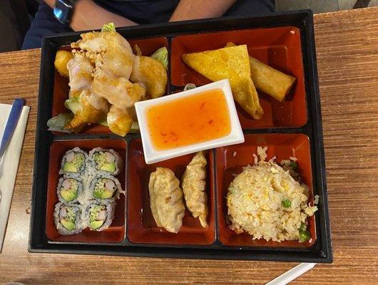 Honey Shrimp Bento Box