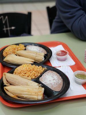 2 tamales meal.