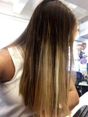 right side of my head BOTCHED after asking for BALAYAGE - Results after going back a 2nd time to get it fixed