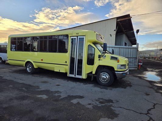 We don't have a small yellow bus,we have a BIG YELLOW BUS !!!!