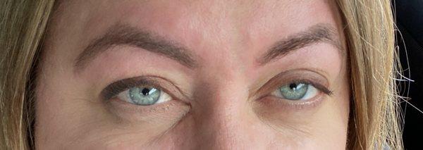 After!!! They are completely different brows!! I can't get over how fabulous they are!