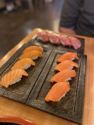 Toro, Salmon, Ocean Trout Nigiri