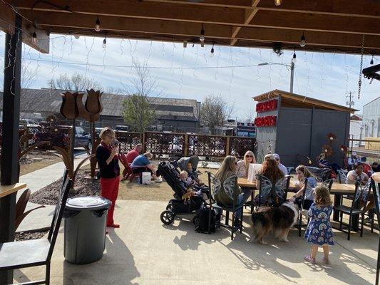 A beautiful day at Birmingham's Backyard Bar!