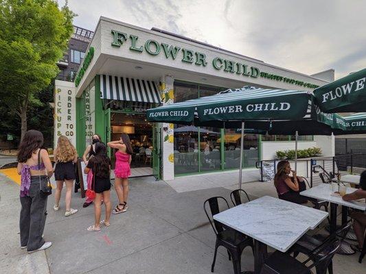 Flower Child. Opened May 11, 2021.