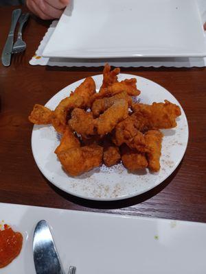 Salmon pakora