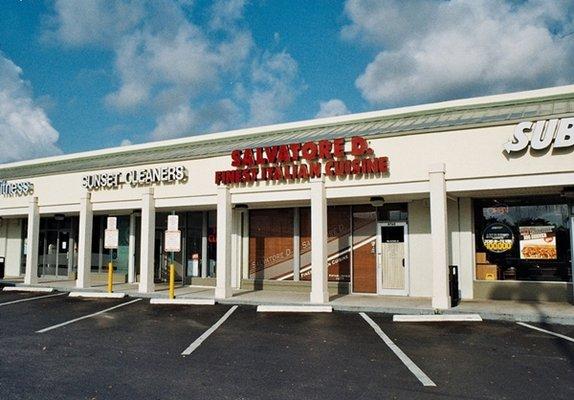 This is another section of the remodeled shopping center by United Architects