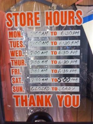 Business Hours