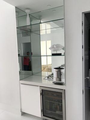 Custom glass/mirror work