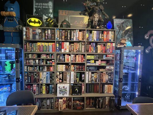 Board game collection to choose games from