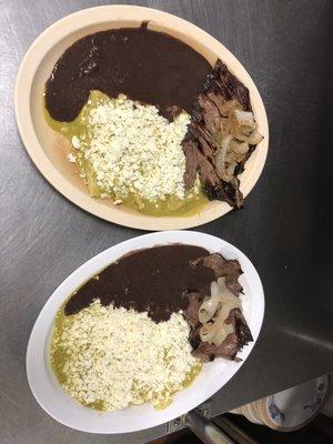 Enchiladas   Tortillas recién echas