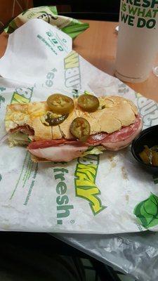 Sub of the day the turkey blt =]