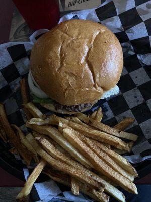 Buffalo Burger and Fries.