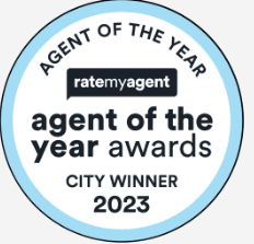 RateMyAgent City Winner - Agent of the Year - 2023