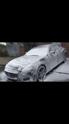 #foamcannon #snowbath #15maserati