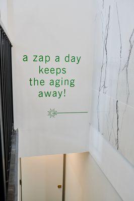 A Zap a Day Keeps the Aging Away! Visit our Williamsburg Laser and Skin Spa