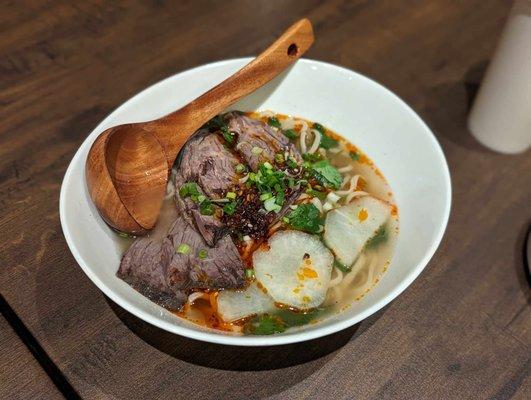 Hand pulled beef noodles