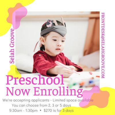 Preschool info