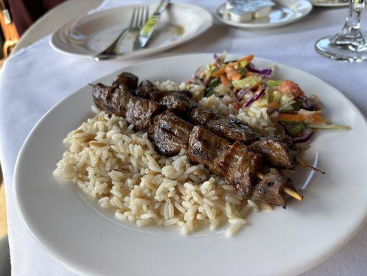 Lamb Adana Kebab Platter Lunch