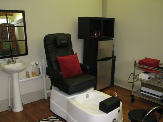 Services are private, dedicated and focused on one client per appointment. All pedicures are customized on individual needs.