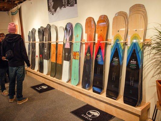 Arbor Snowboards Freestyle and All Mountain Line-Up.