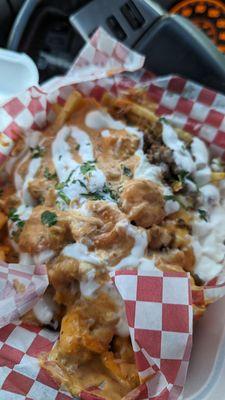 Surf and turf nacho fries