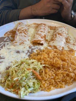 Enchiladas Al chipotle