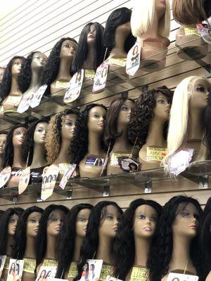 Vast Selection of Human Wigs