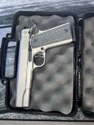 Picked up this 1911! Everyone behind the counter was super nice & patient.