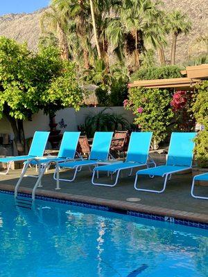 The pool at Old Ranch Inn located on Patencio at Arenas in Palm Spring, California.