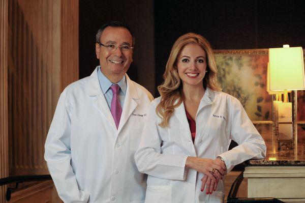 Dr. Sami El Hage and Dr. Sylvie El Hage... Father/daughter duo :)