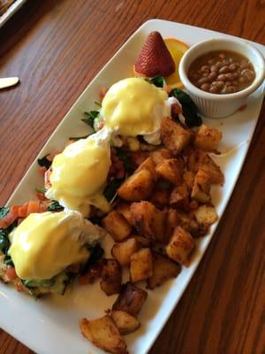 Eggs Florentine Benedict