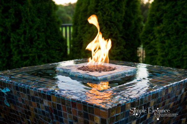 Fire & water feature