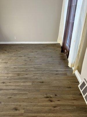 Vinyl plank installation