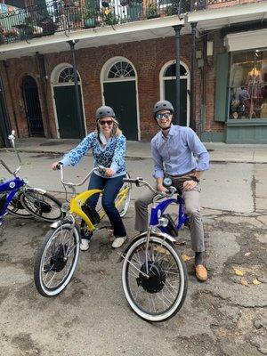 Electric bikes for exploring NOLA!