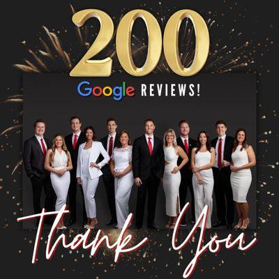 Celebrating 200 Google Reviews from our incredible customers! Serving our community's insurance needs is an honor we cherish....