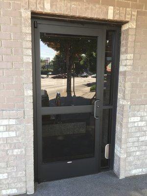 Commercial door entrance