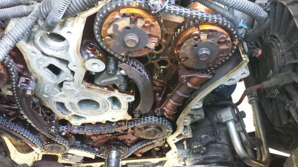 Timing chain replacement on GM's and Suzuki 3.6L V6