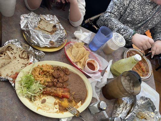 The Tejano plate $9 and super good!