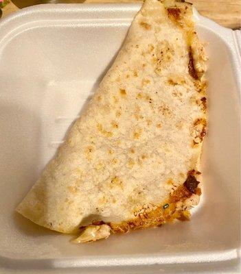 Kids Quesadilla with meat $4.89