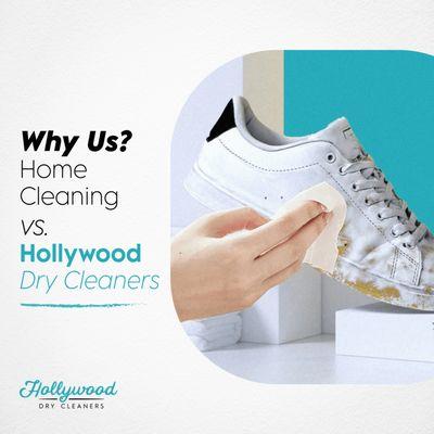 Home cleaning or Hollywood Dry Cleaners? Discover the difference in quality and care!