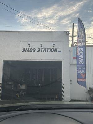 Photo of the front of Smog Station