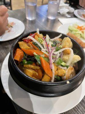 51. Clay Pot Rice Stir Fried Dish