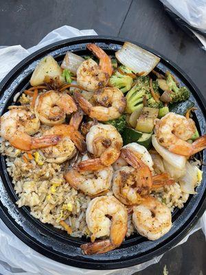 Chicken with Shrimp Combo