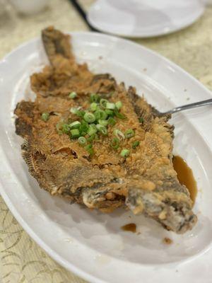 Crispy Pan-Fried Flounder.