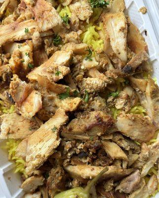 Chicken Shawerma over Rice