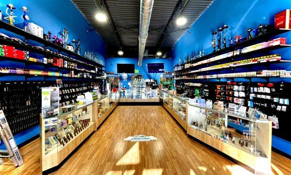 Recent view of the updated Esteps Smoke Shop!